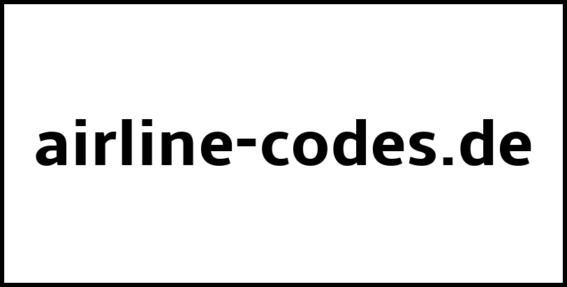 airline-codes.de