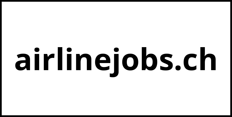 airlinejobs.ch