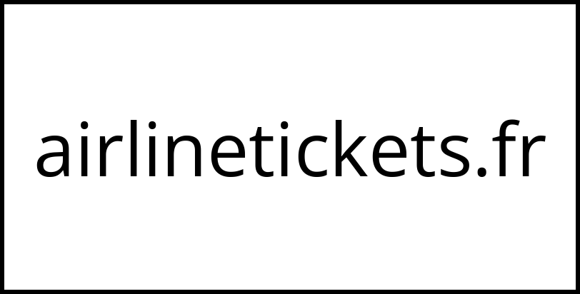 airlinetickets.fr