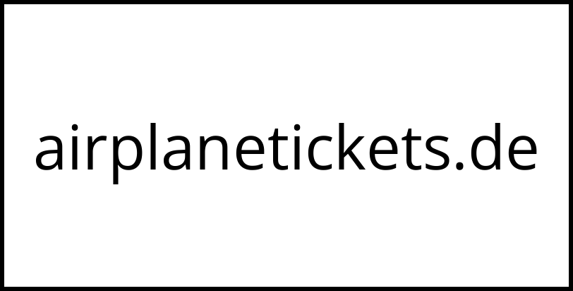 airplanetickets.de