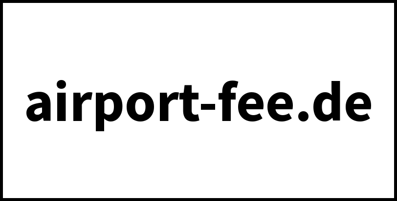 airport-fee.de