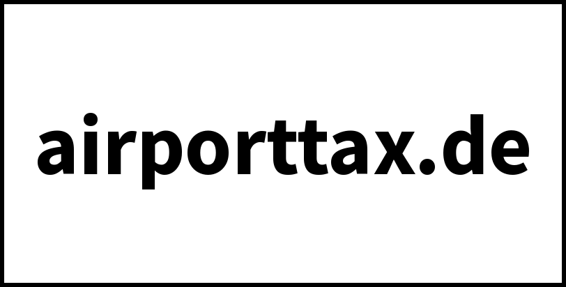 airporttax.de