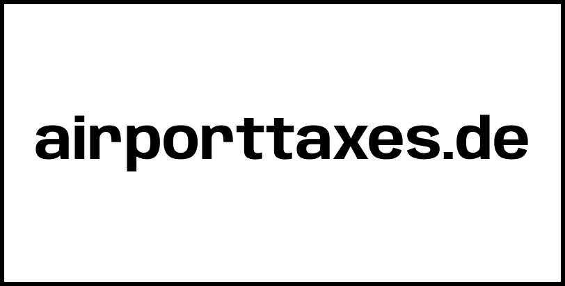 airporttaxes.de