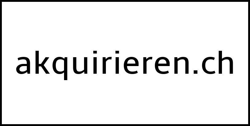 akquirieren.ch