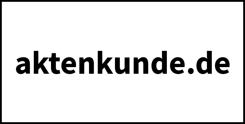 aktenkunde.de