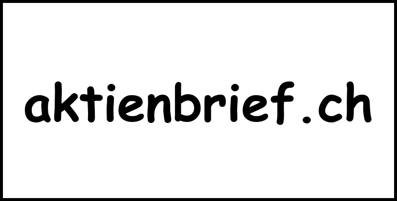 aktienbrief.ch