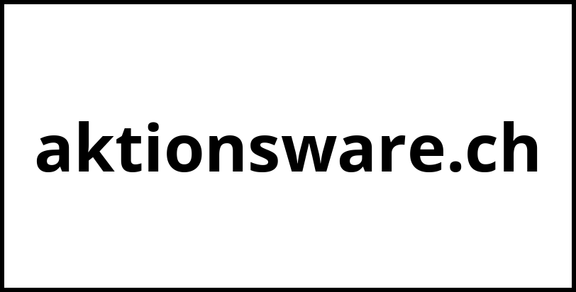 aktionsware.ch