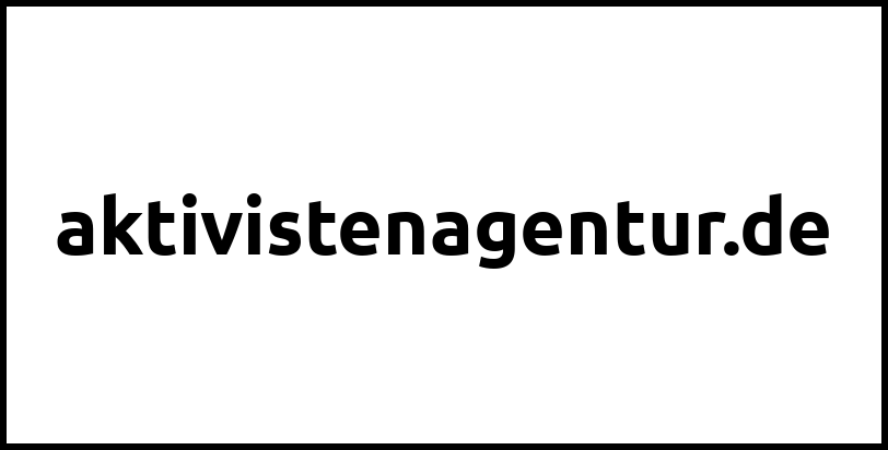 aktivistenagentur.de