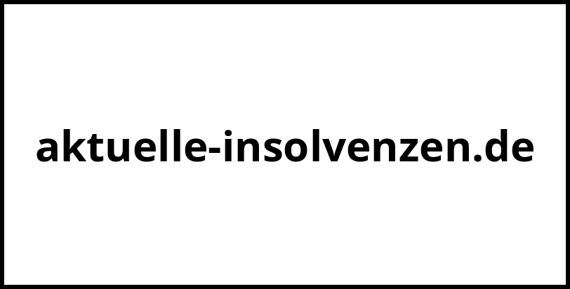 aktuelle-insolvenzen.de