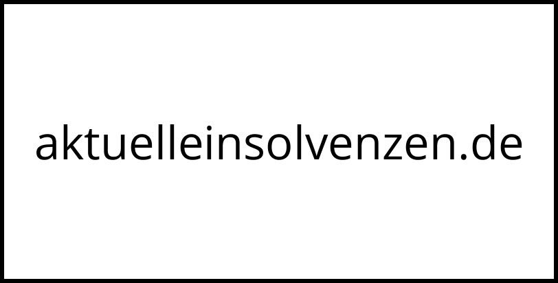 aktuelleinsolvenzen.de