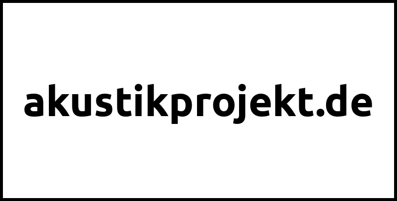 akustikprojekt.de