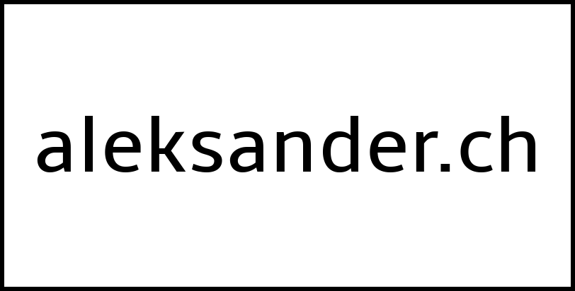 aleksander.ch