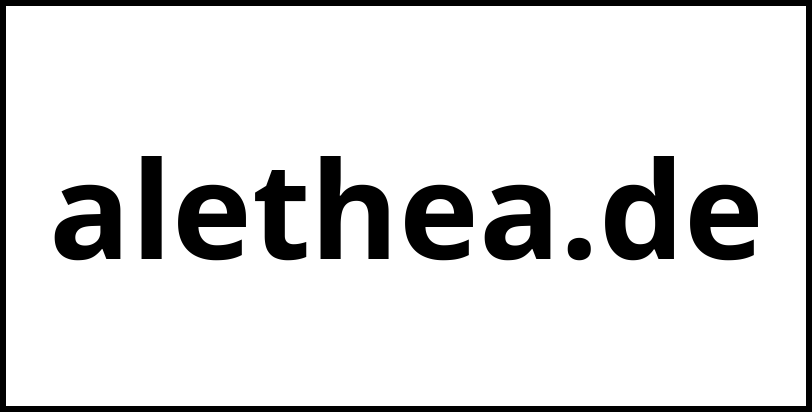 alethea.de