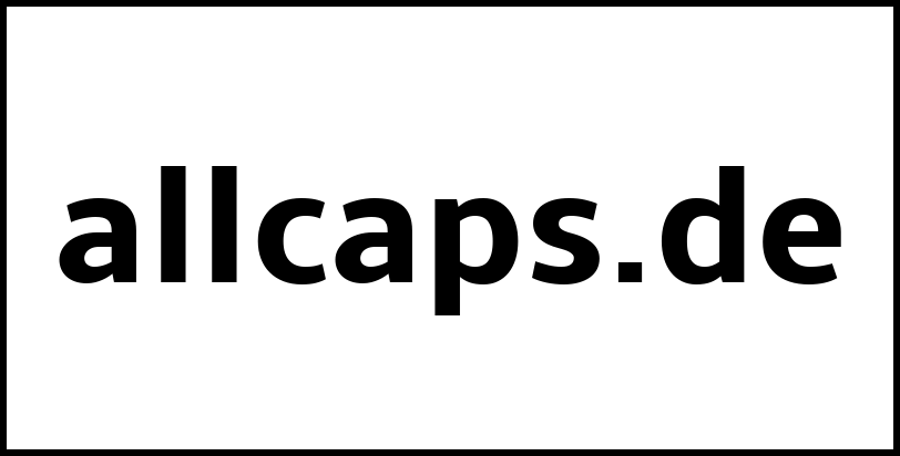 allcaps.de