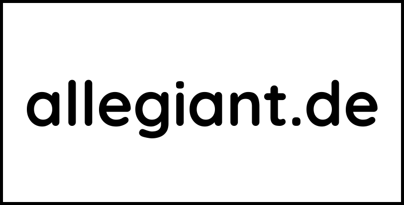 allegiant.de