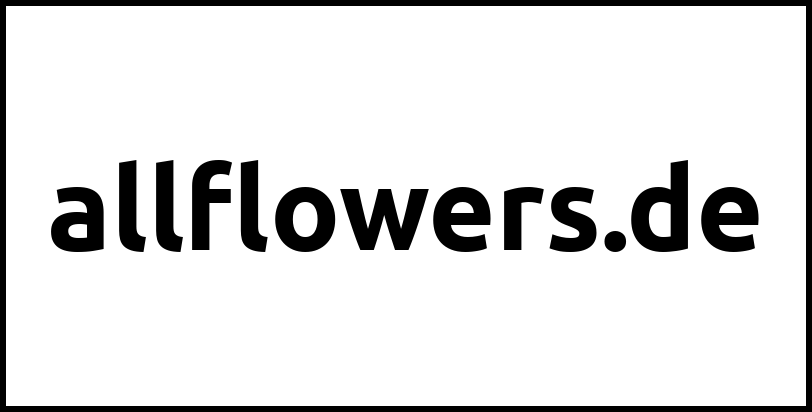 allflowers.de