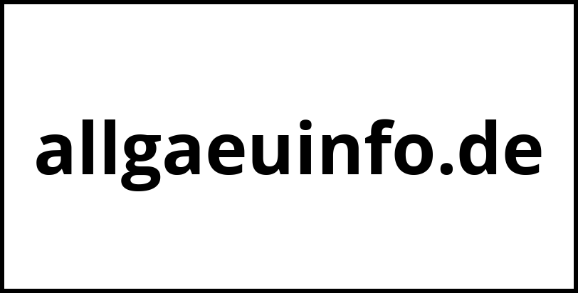 allgaeuinfo.de