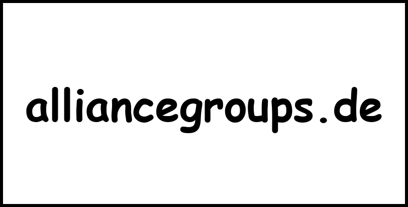 alliancegroups.de