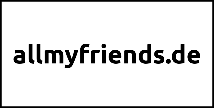 allmyfriends.de