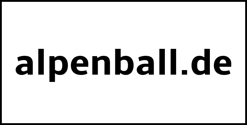 alpenball.de