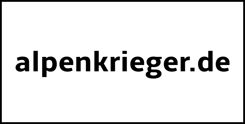 alpenkrieger.de