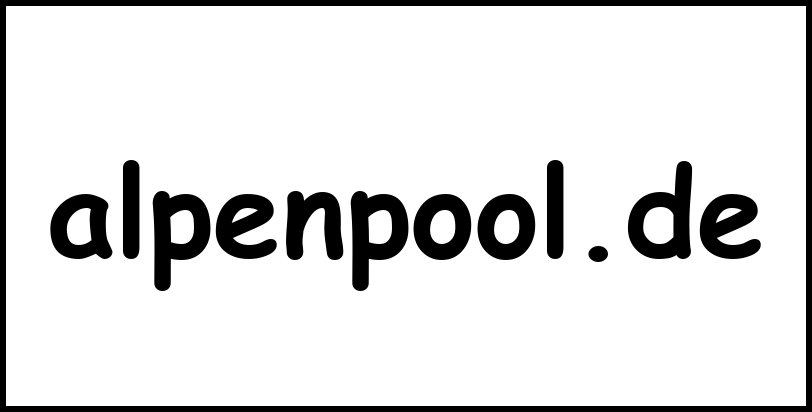 alpenpool.de