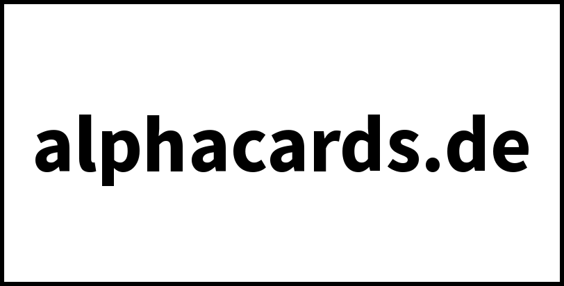 alphacards.de