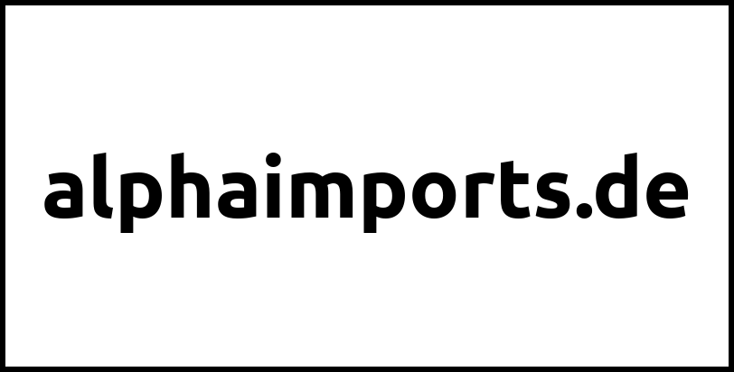 alphaimports.de