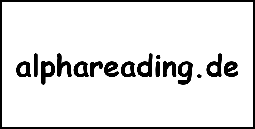 alphareading.de