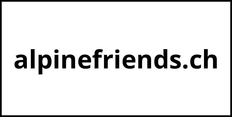 alpinefriends.ch