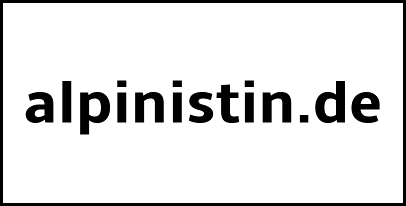 alpinistin.de