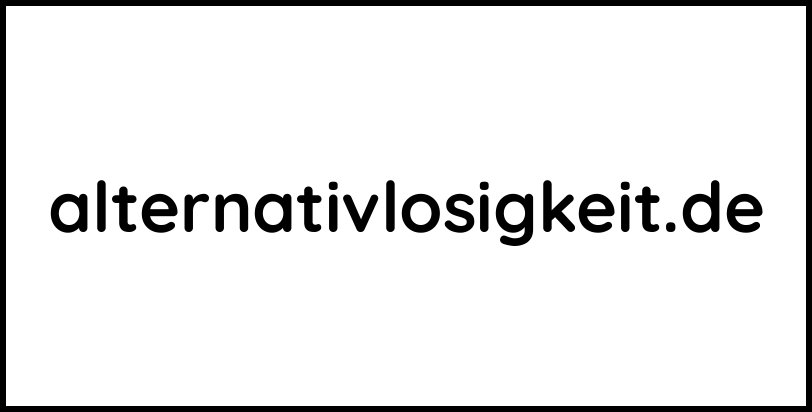 alternativlosigkeit.de