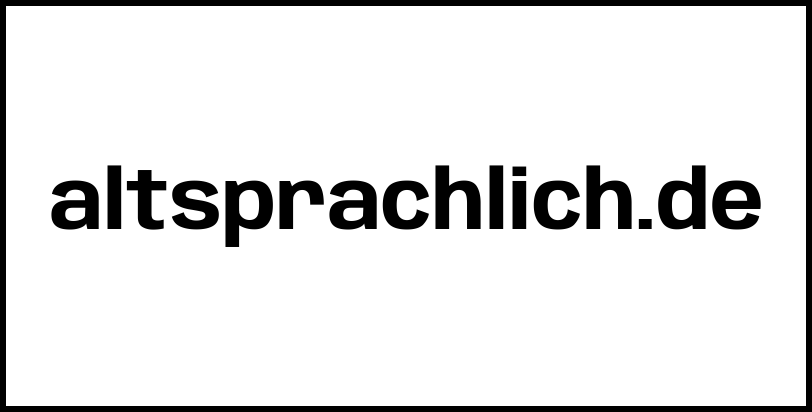 altsprachlich.de