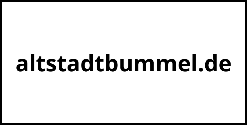 altstadtbummel.de