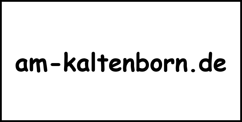 am-kaltenborn.de