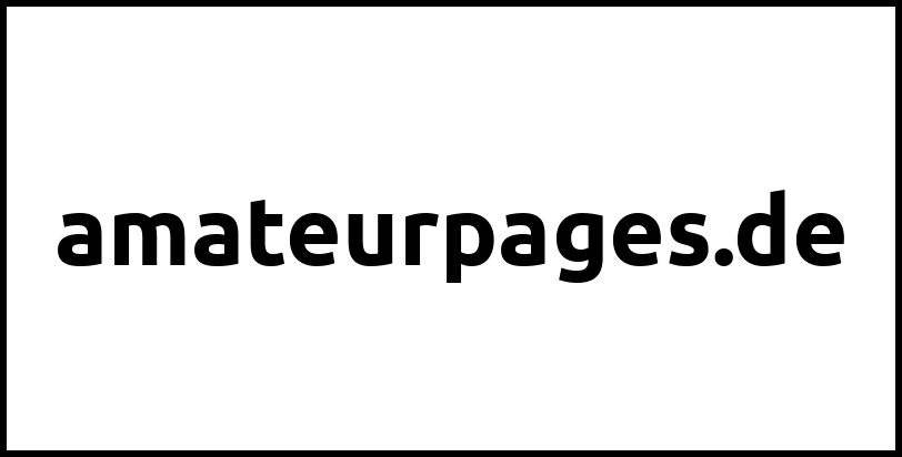 amateurpages.de