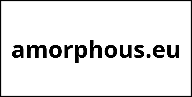 amorphous.eu