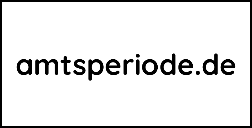 amtsperiode.de