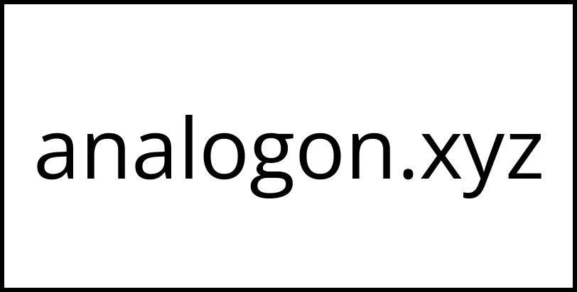 analogon.xyz