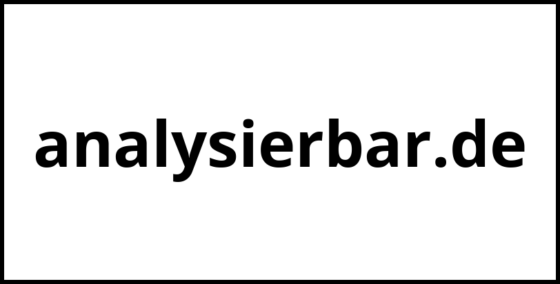 analysierbar.de