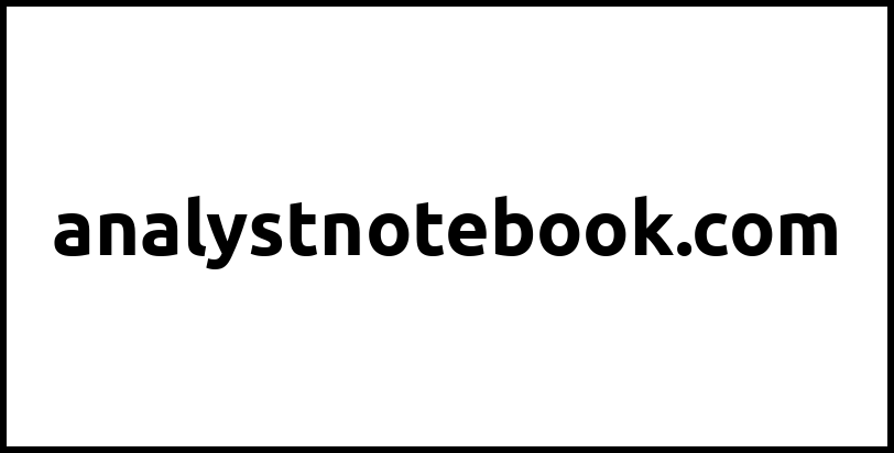 analystnotebook.com