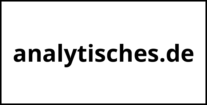 analytisches.de