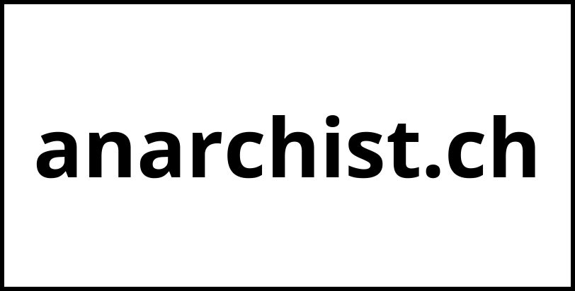 anarchist.ch