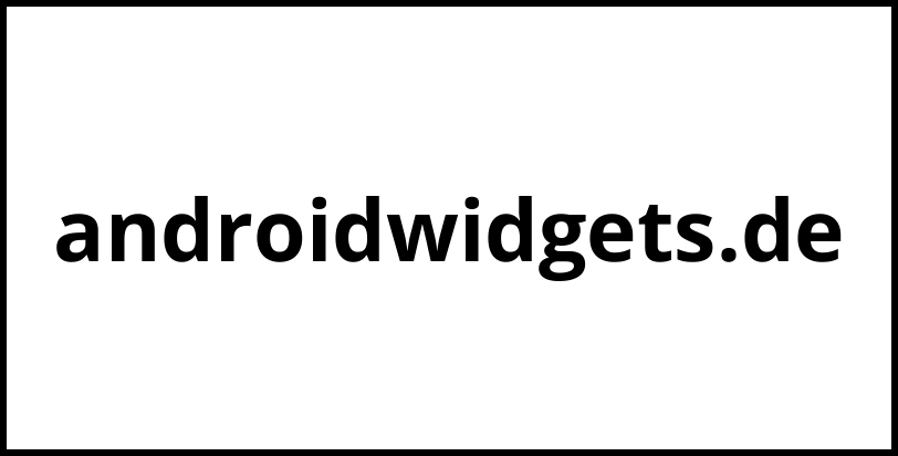 androidwidgets.de