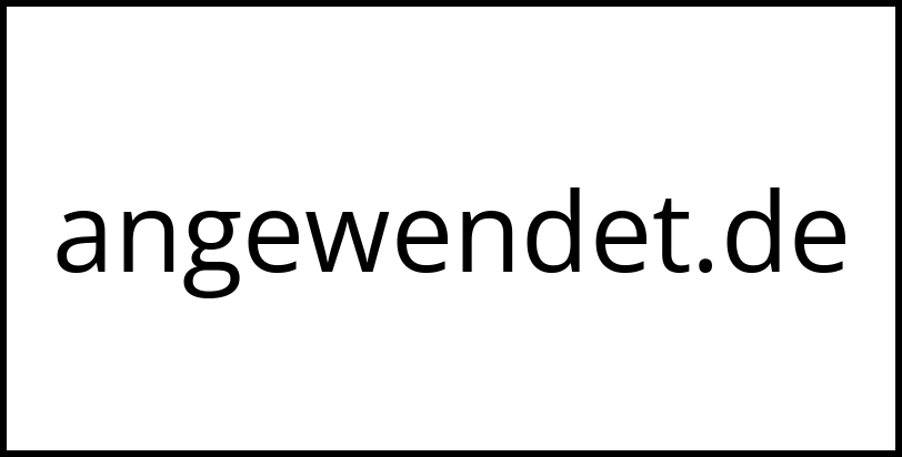 angewendet.de