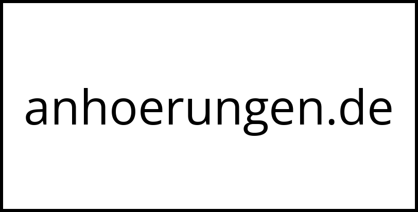 anhoerungen.de