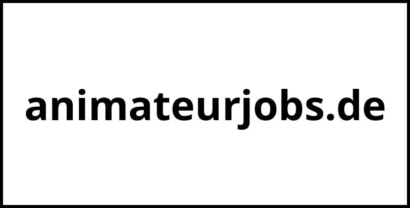 animateurjobs.de