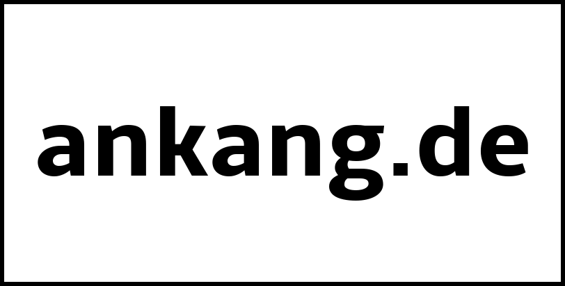 ankang.de