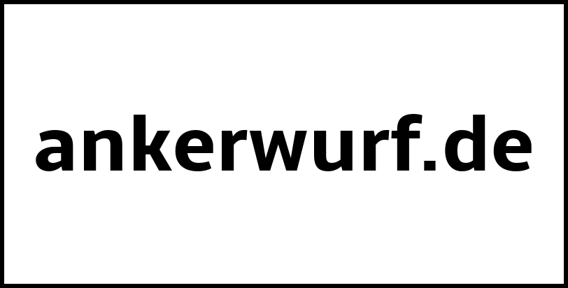 ankerwurf.de