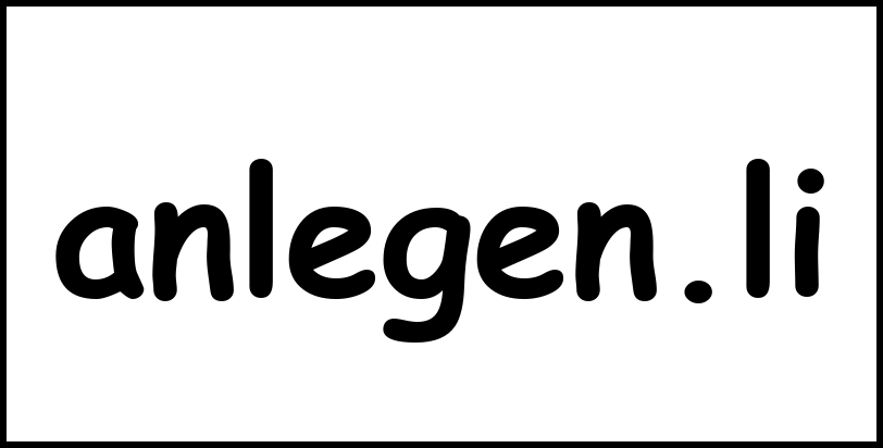 anlegen.li